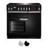 Falcon Professional 90cm Induction Range Cooker Black And Chrome PROP90EI5GB CH