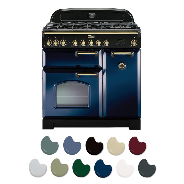 Royal Blue Falcon Classic Deluxe Upright Range Cooker