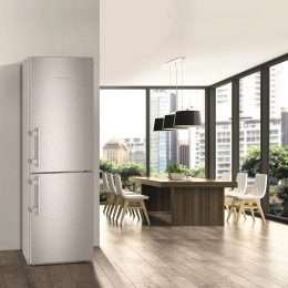 stainless apartment refrigerator