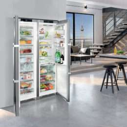 FREESTANDING SIDE BY SIDE FRIDGE