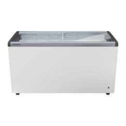 444L Flat Glass Chest Freezer