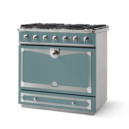 CORNUFÉ ALBERTINE 90CM DUAL FUEL RANGE COOKER - OCEAN