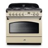 Falcon Classic FX 90cm Dual Fuel Range Cooker Cream and Chrome CLA90FXDFCRCH