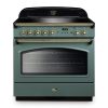 Falcon Classic FX 90cm Induction Range Cooker Mineral Green and Brass CLA90FXEIMGBR