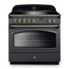 Falcon Classic FX 90cm Induction Range Cooker Slate and Brass CLA90FXEISLBR